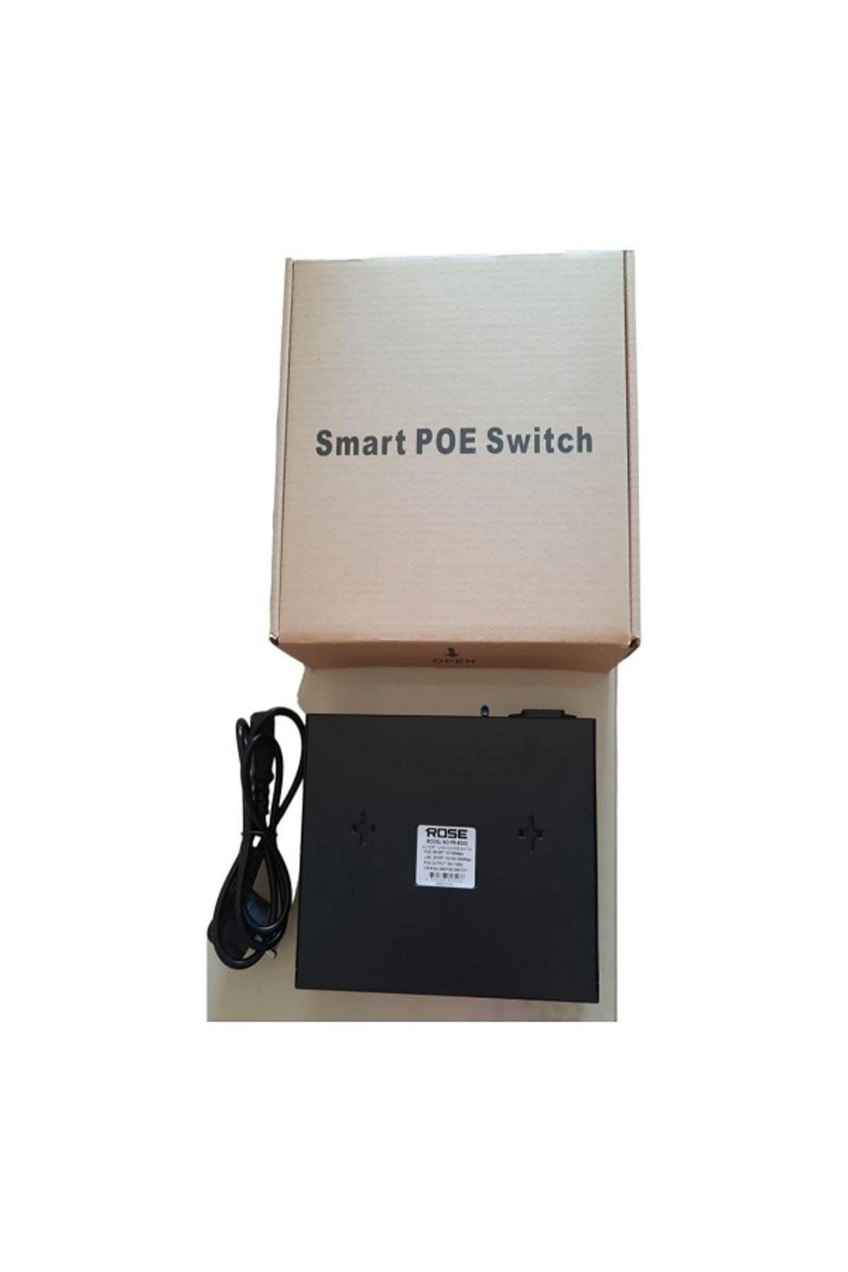 8+2 Port Poe Network Ip Kamera Için 8 Port Swich