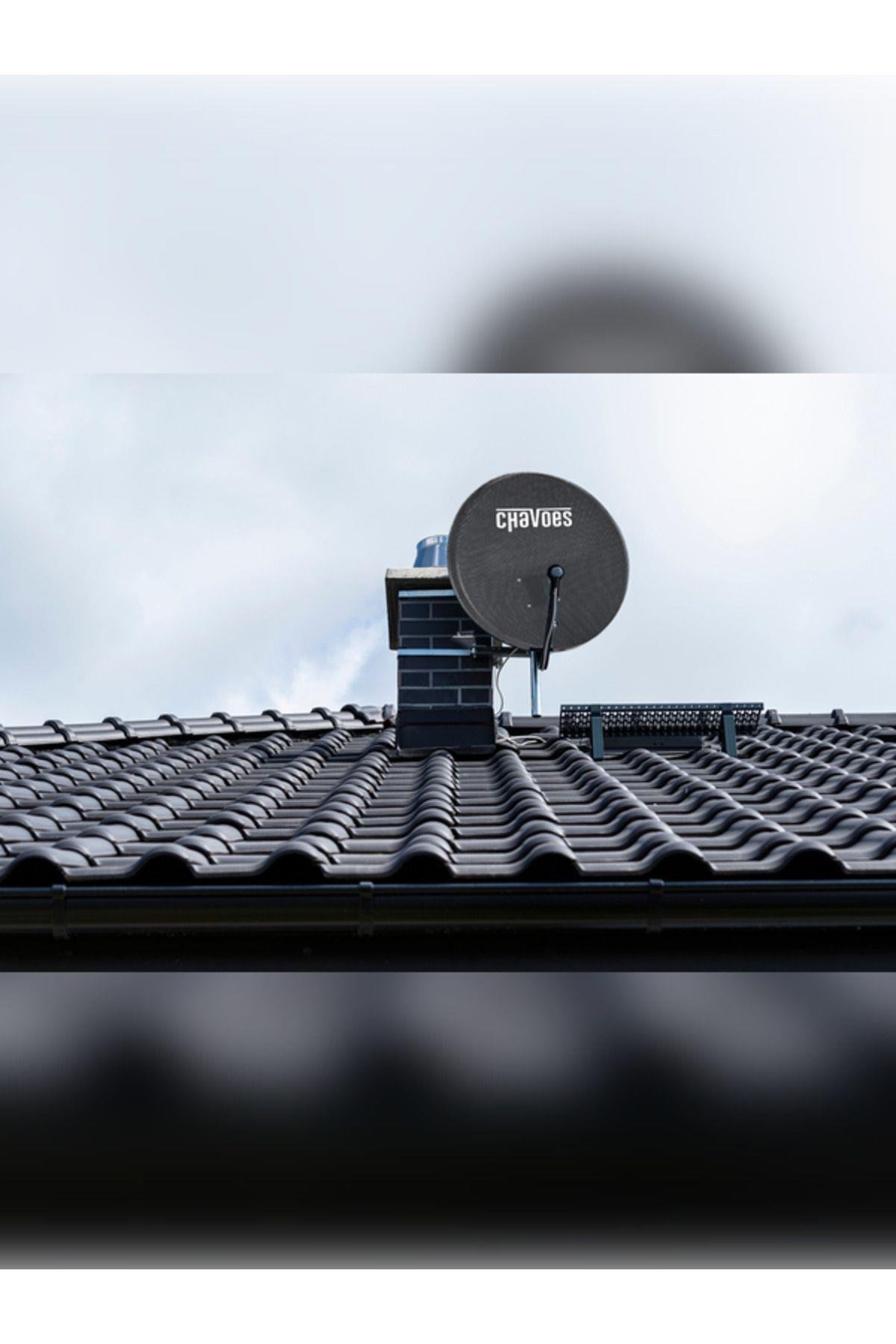 Çanak Anten 85CM Delikli Rüzgara Dayanıklı + Tekli LNB (Premium Paket)