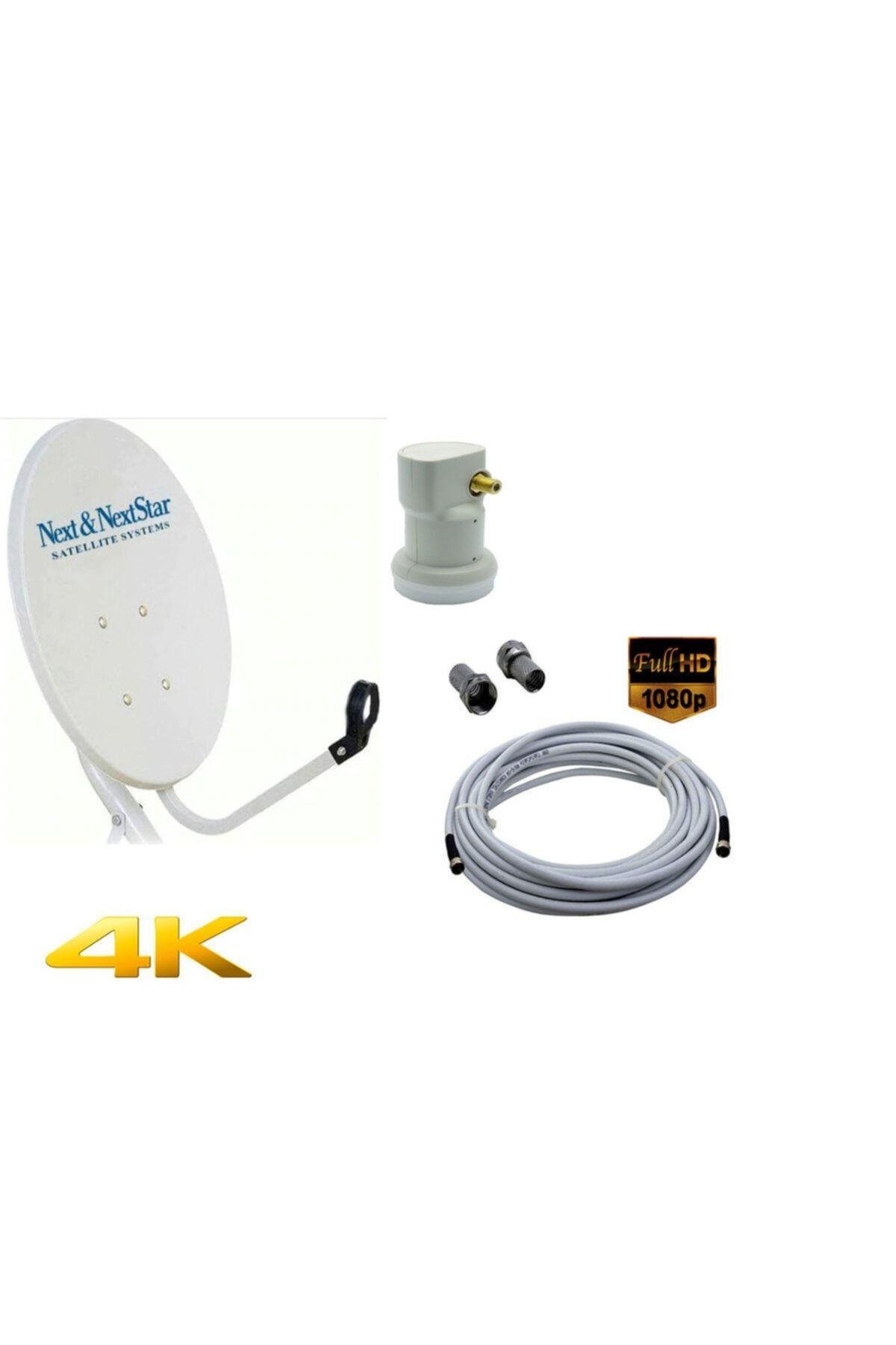 Çanak Anten Set Çanak Anten+lnb1(tekli)+25 Metre Kablo