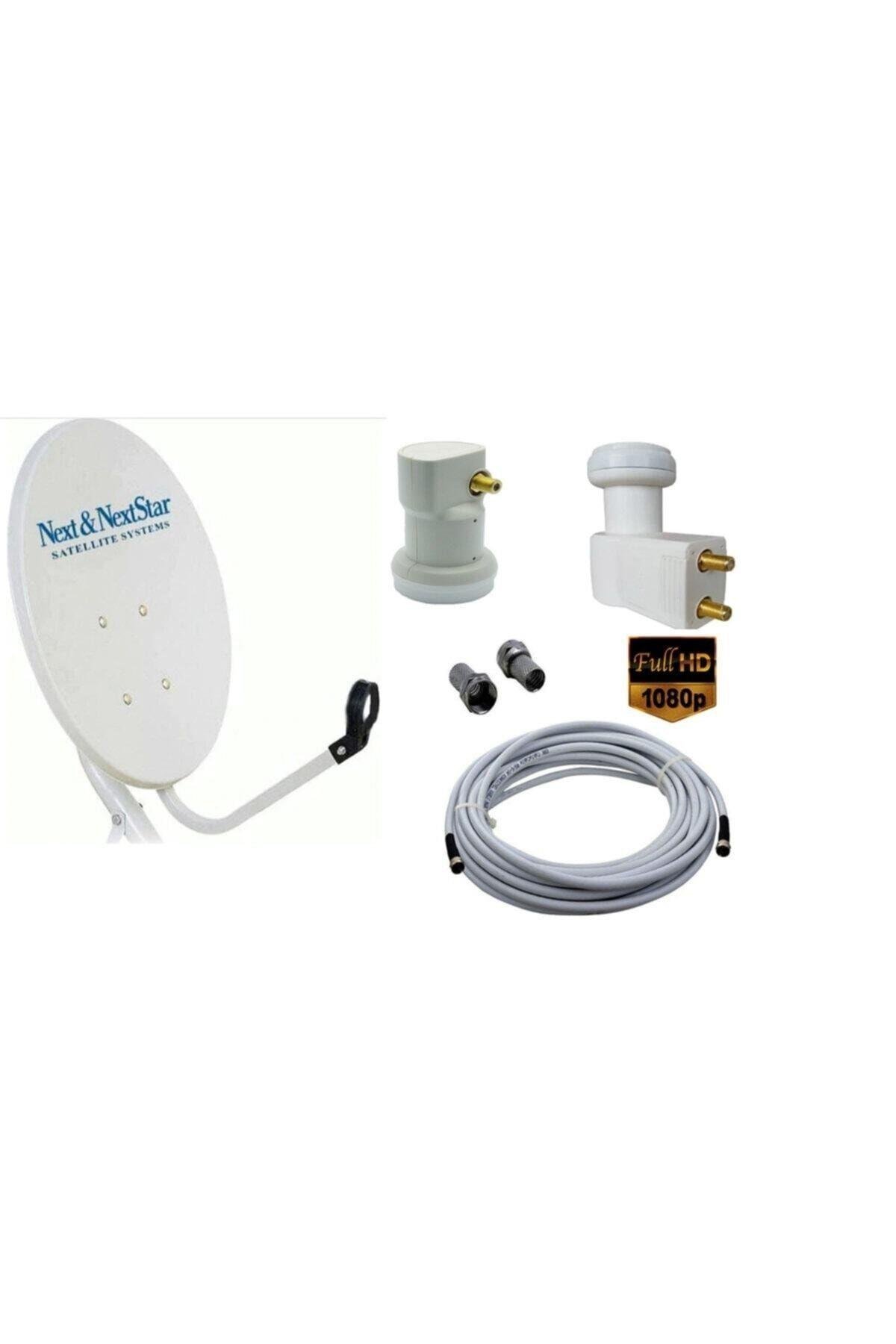 Çanak Anten Set Çanak Anten+lnb2(çiftli)+25 Metre Kablo
