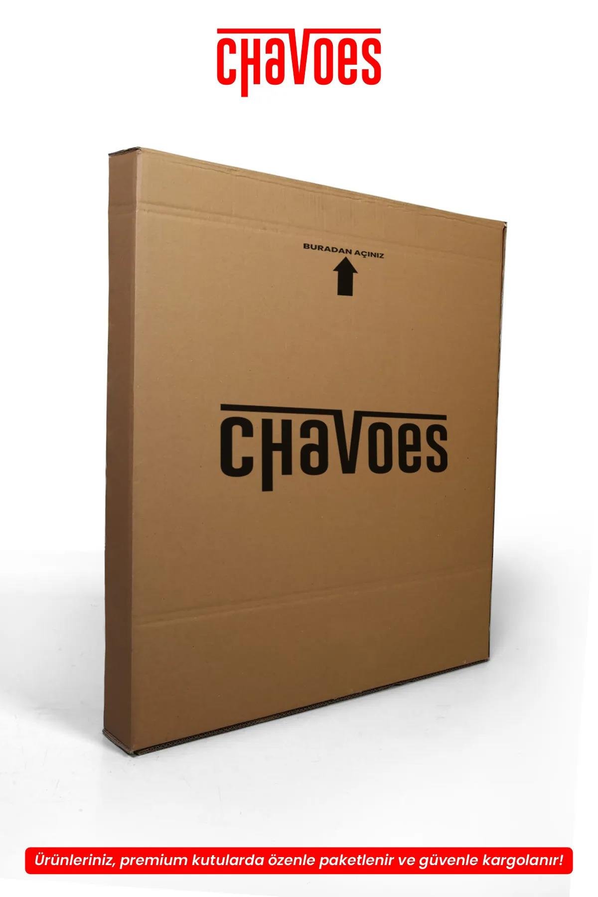 Chavoes 75 Cm Rüzgara ve Kara Dayanıklı 0,7mm Delikli Çanak Anten Seti