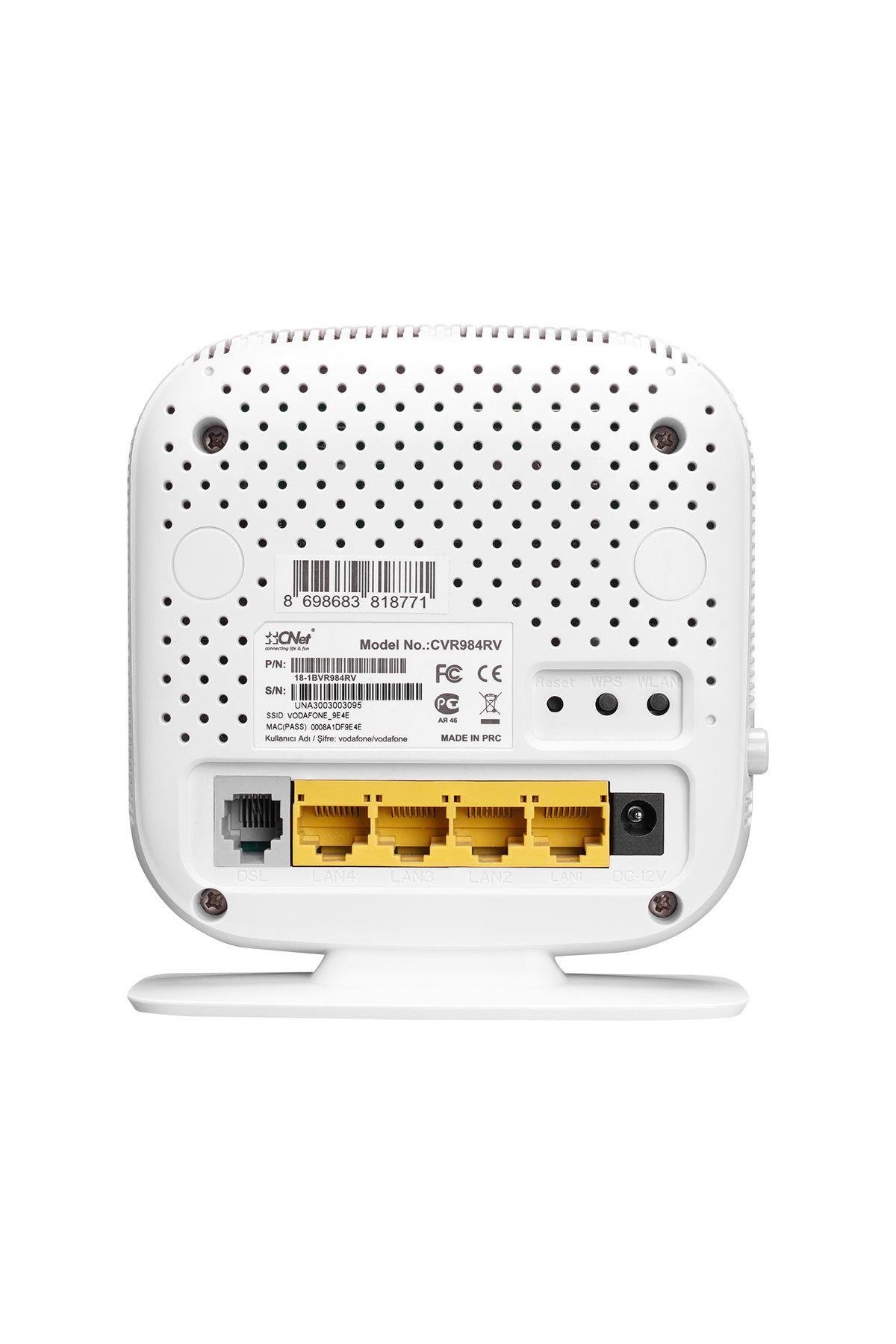 Cvr984rv 2.4ghz 300mbps Kablosuz Vdsl/adsl2 Modem Router