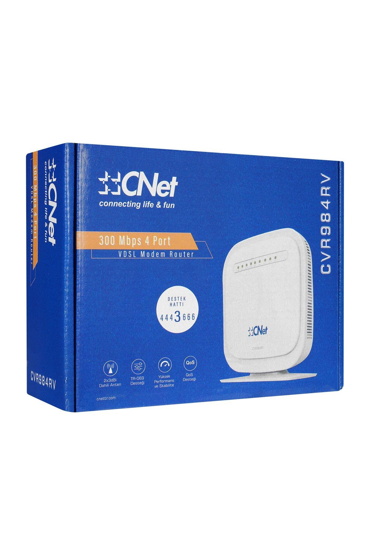 Cvr984rv 2.4ghz 300mbps Kablosuz Vdsl/adsl2 Modem Router