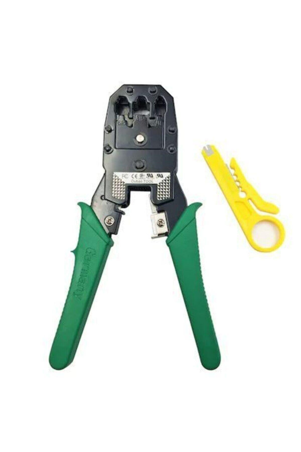Network Sıkma Pensesi 4507p Jack Rj45 Rj11 Rj9 Üçlü Soyucu Cat5 Cat6 Pense