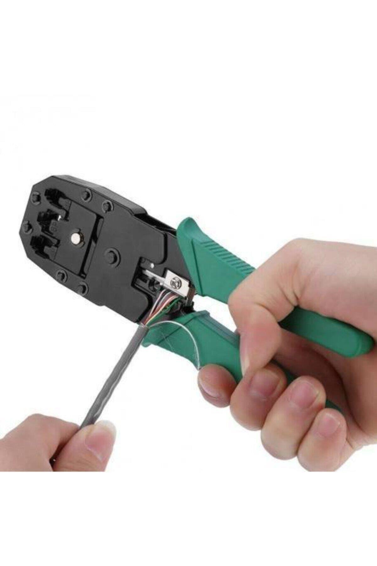 Network Sıkma Pensesi 4507p Jack Rj45 Rj11 Rj9 Üçlü Soyucu Cat5 Cat6 Pense