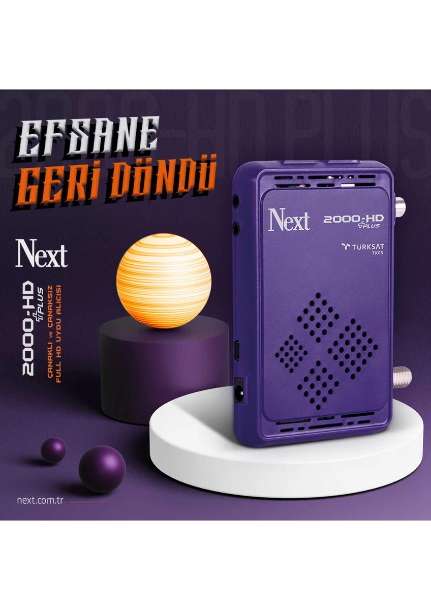 Next 2000 HD Plus IPTV Çanaklı Çanaksız Uydu Alıcısı