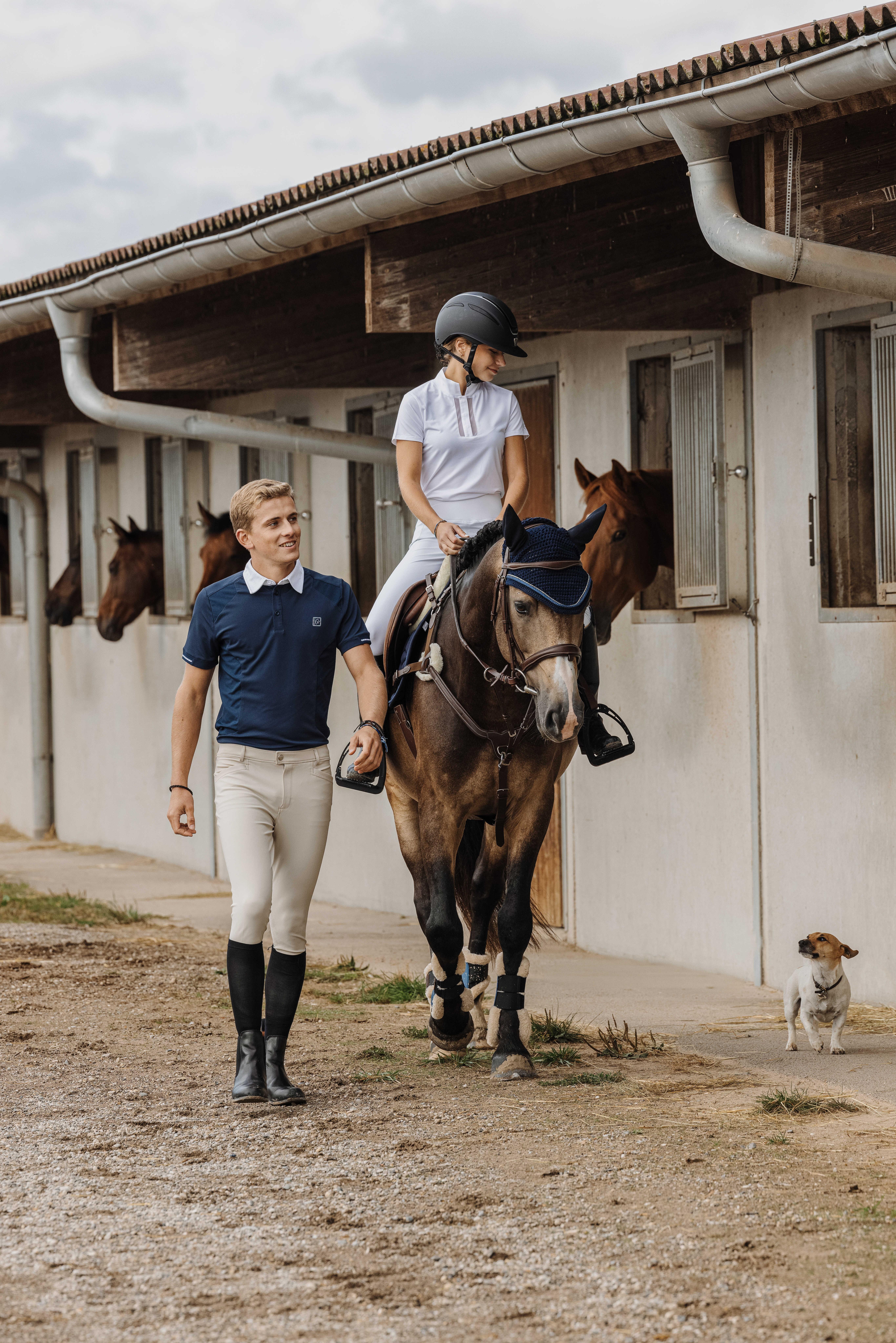 Binici Bluzu - Equitheme Viktor Polo