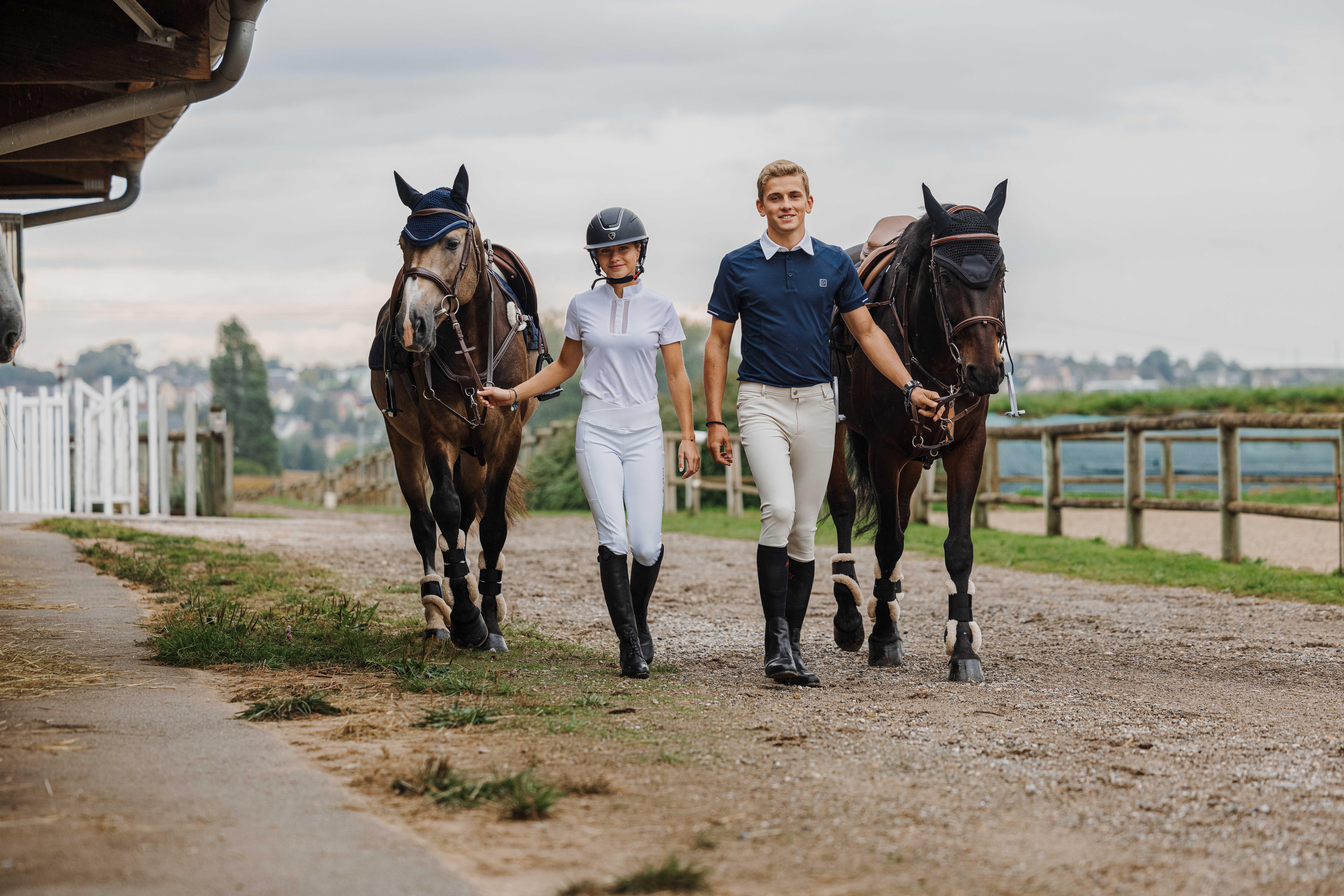 Binici Bluzu - Equitheme Viktor Polo