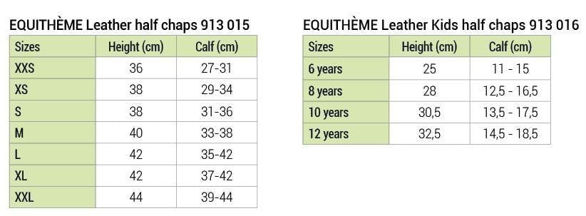 Equitheme Deri Binici Chaps