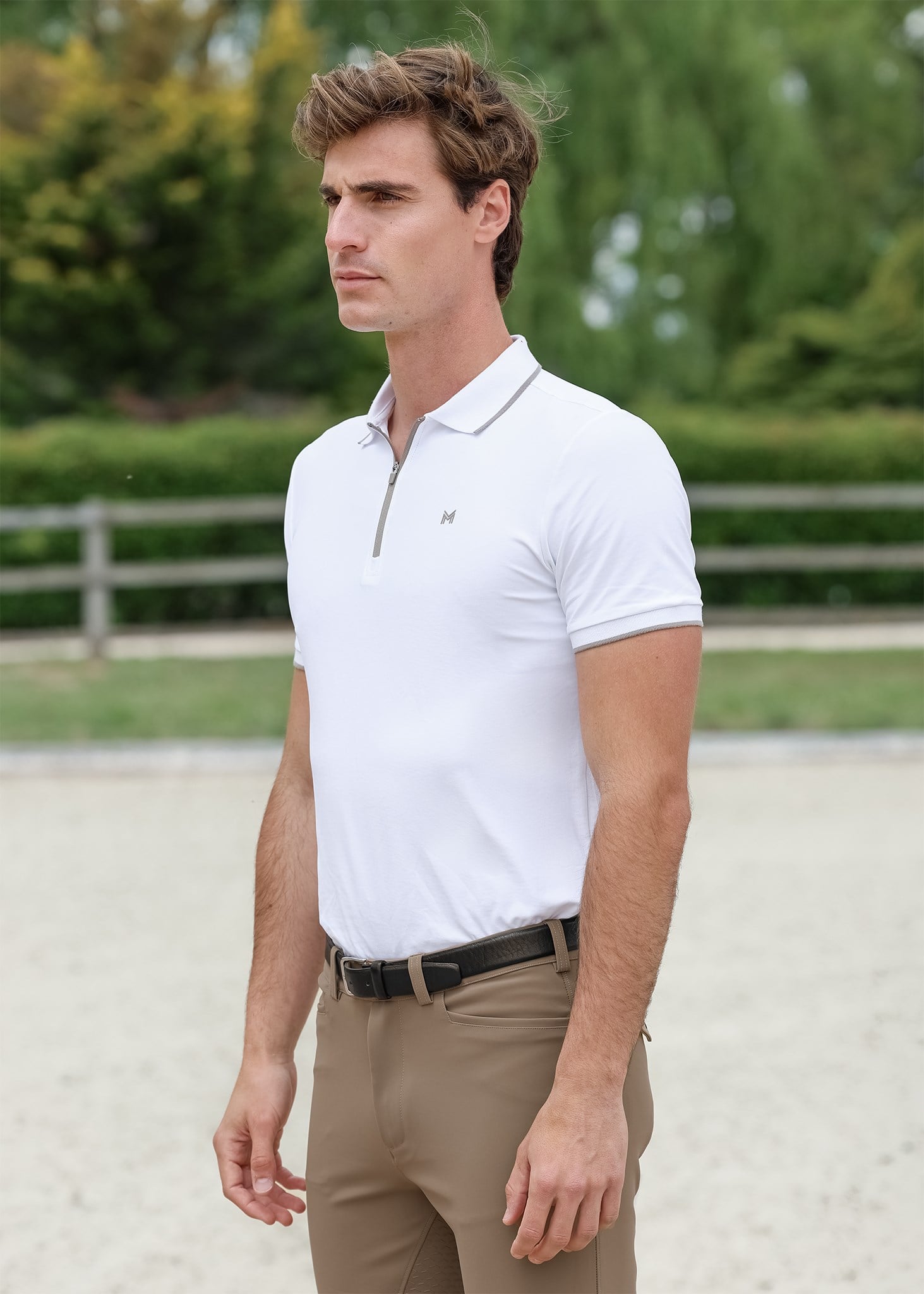 Polo Binici Bluzu Core (Beyaz)
