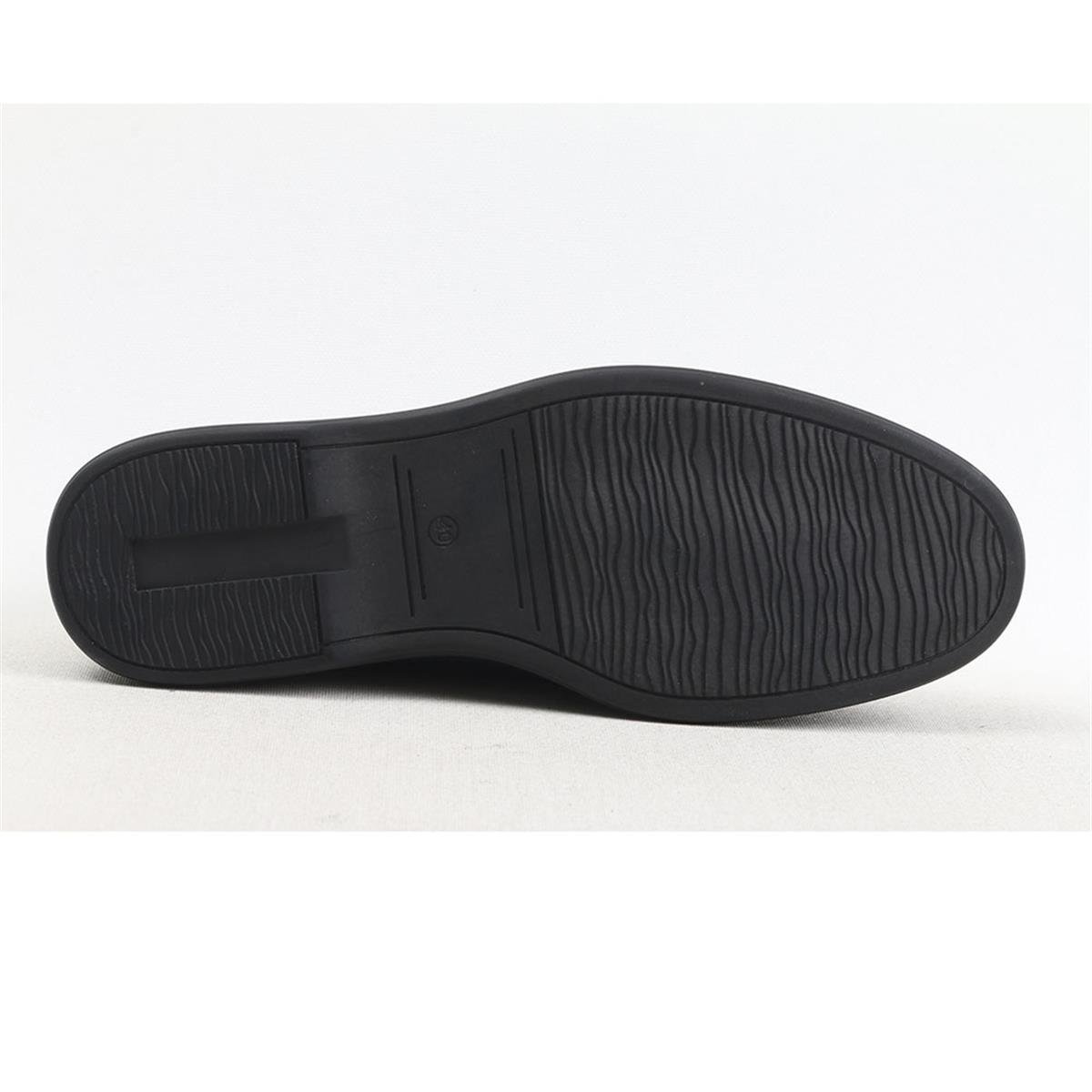 108 LP LACİVERT-SİYAH DERİ LOAFER AYAKKABI--53