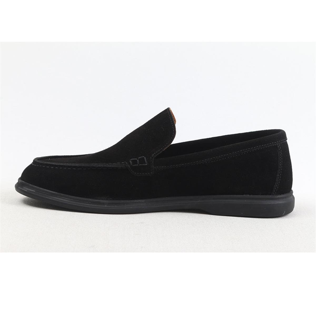 108 LP SİYAH-SİYAH SÜET LOAFER AYAKKABI---17