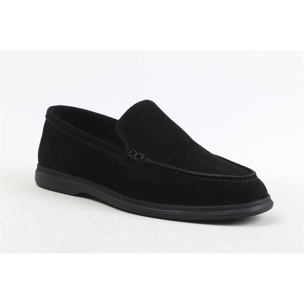 108 LP SİYAH-SİYAH SÜET LOAFER AYAKKABI---17