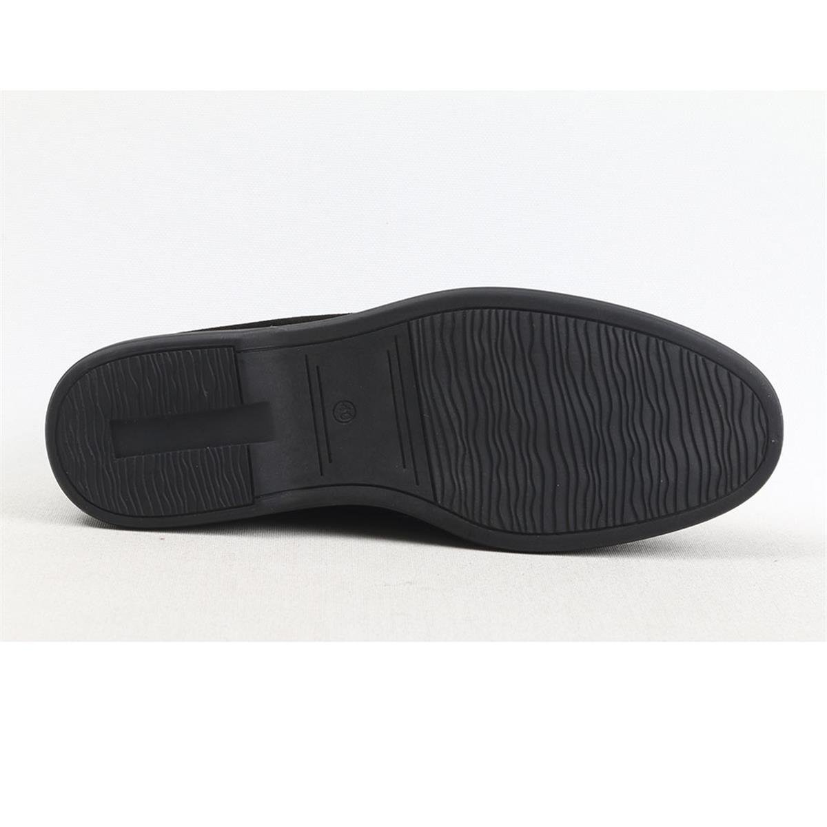 108 LP SİYAH-SİYAH SÜET LOAFER AYAKKABI---17