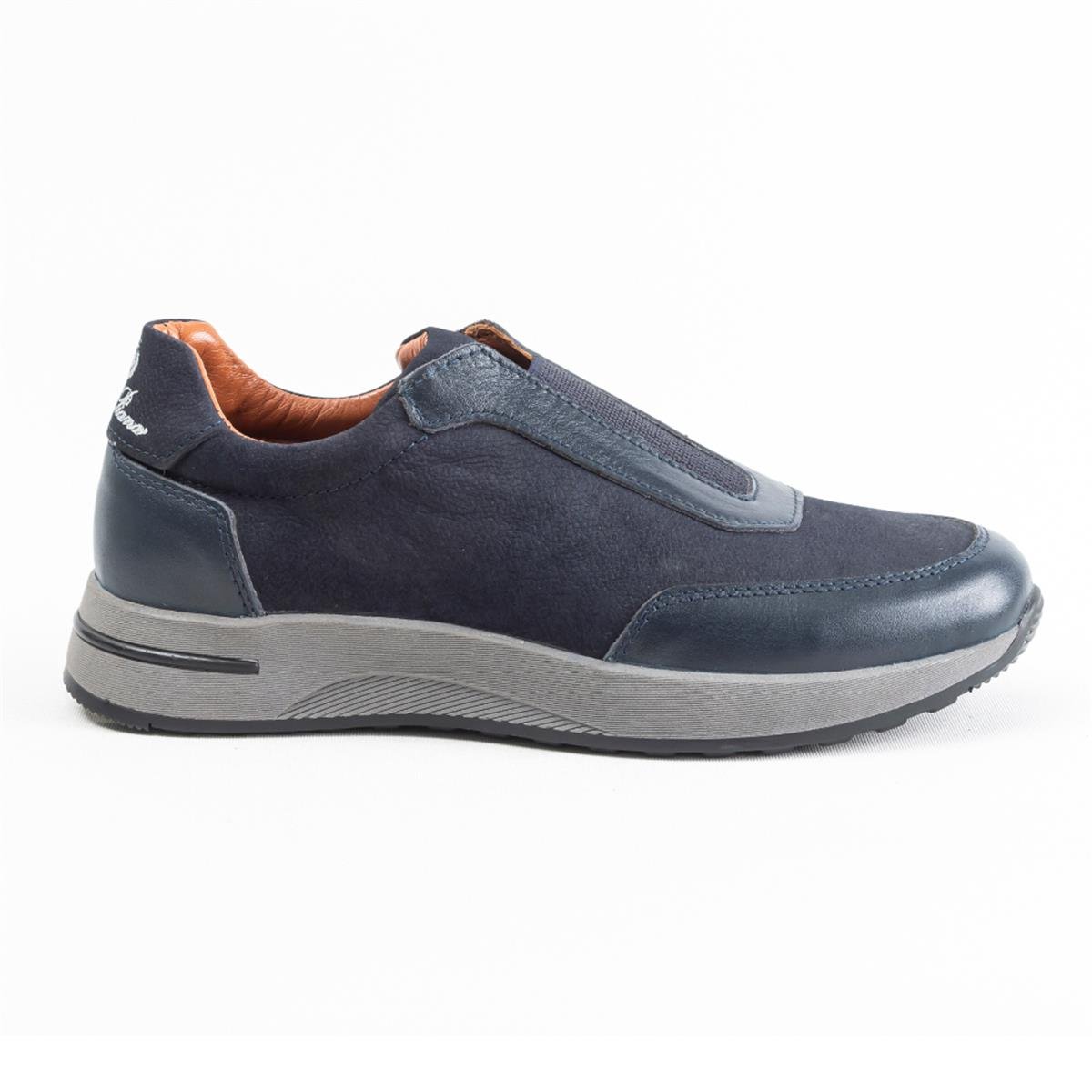 L-2 Lastikli Laci Deri-Laci Nubuk Sneaker Spor Ayakkabı