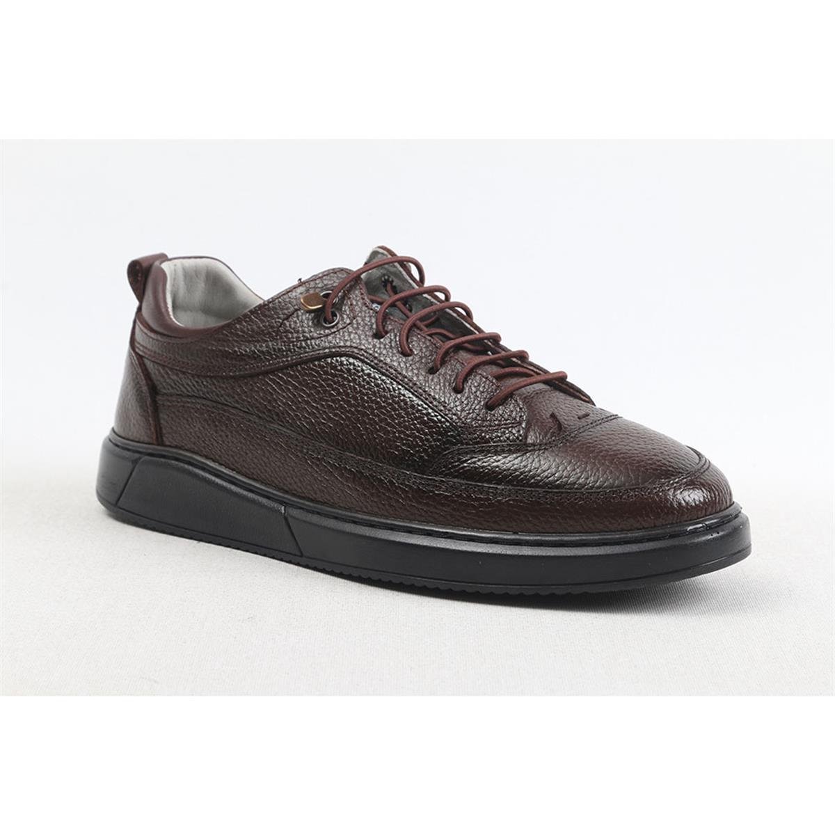 ULUS 014 KAHVE POLİ SNEAKER SPOR AYAKKABI