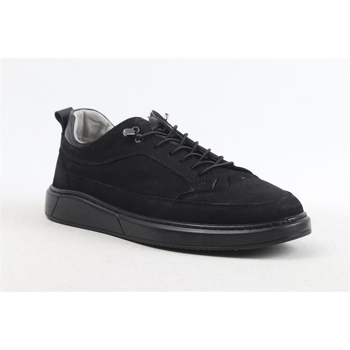 ULUS 014 SİYAH NUBUK POLİ SNEAKER SPOR AYAKKABI