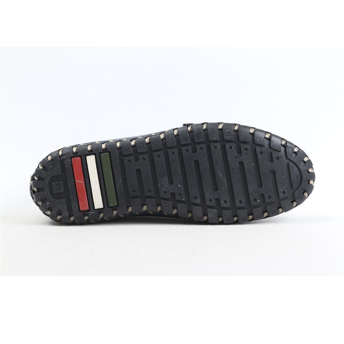 ULUS 02 DELİKLİ LACİVERT LOAFER AYAKKABI