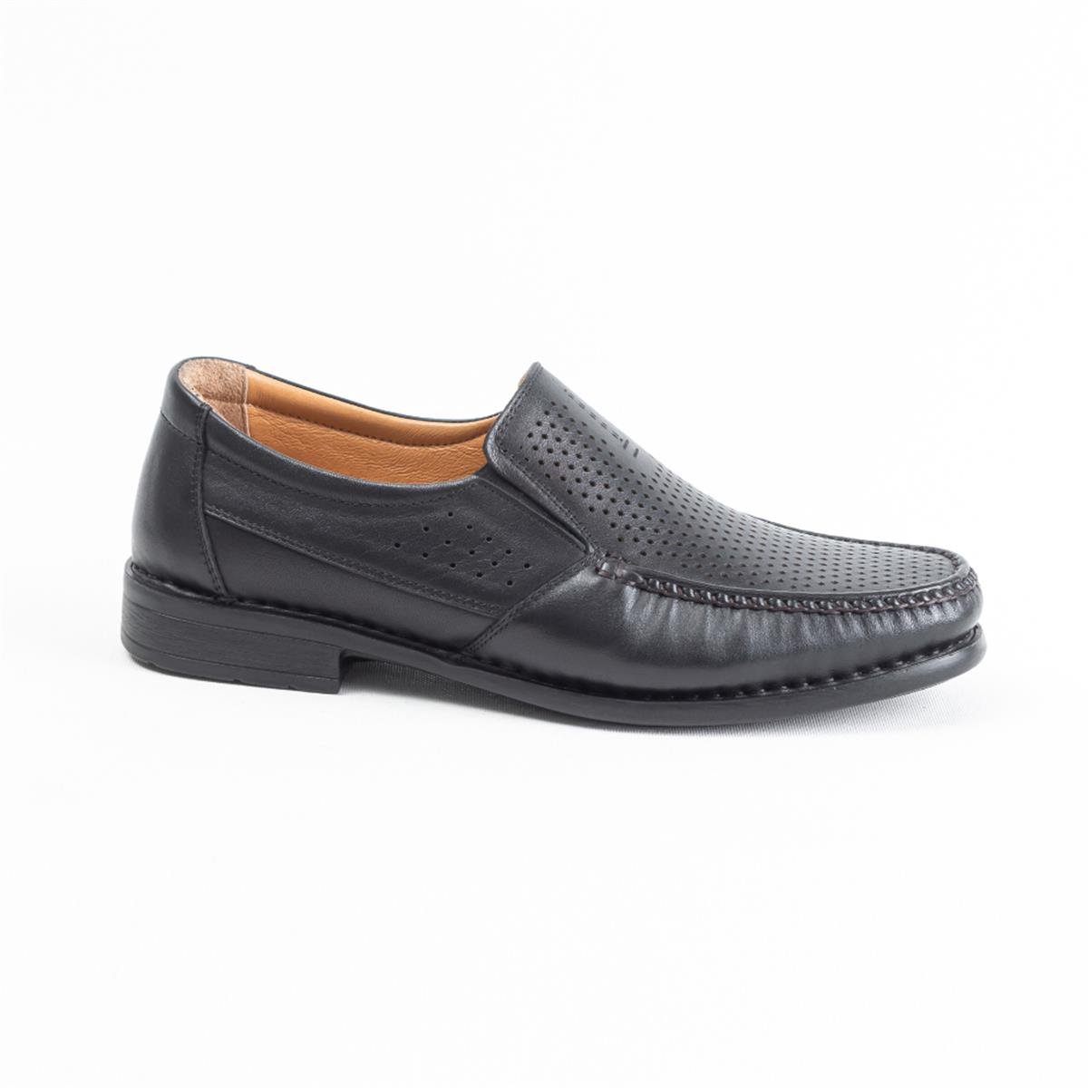 Ulus 060 Delikli Siyah Comfort Ayakkabı