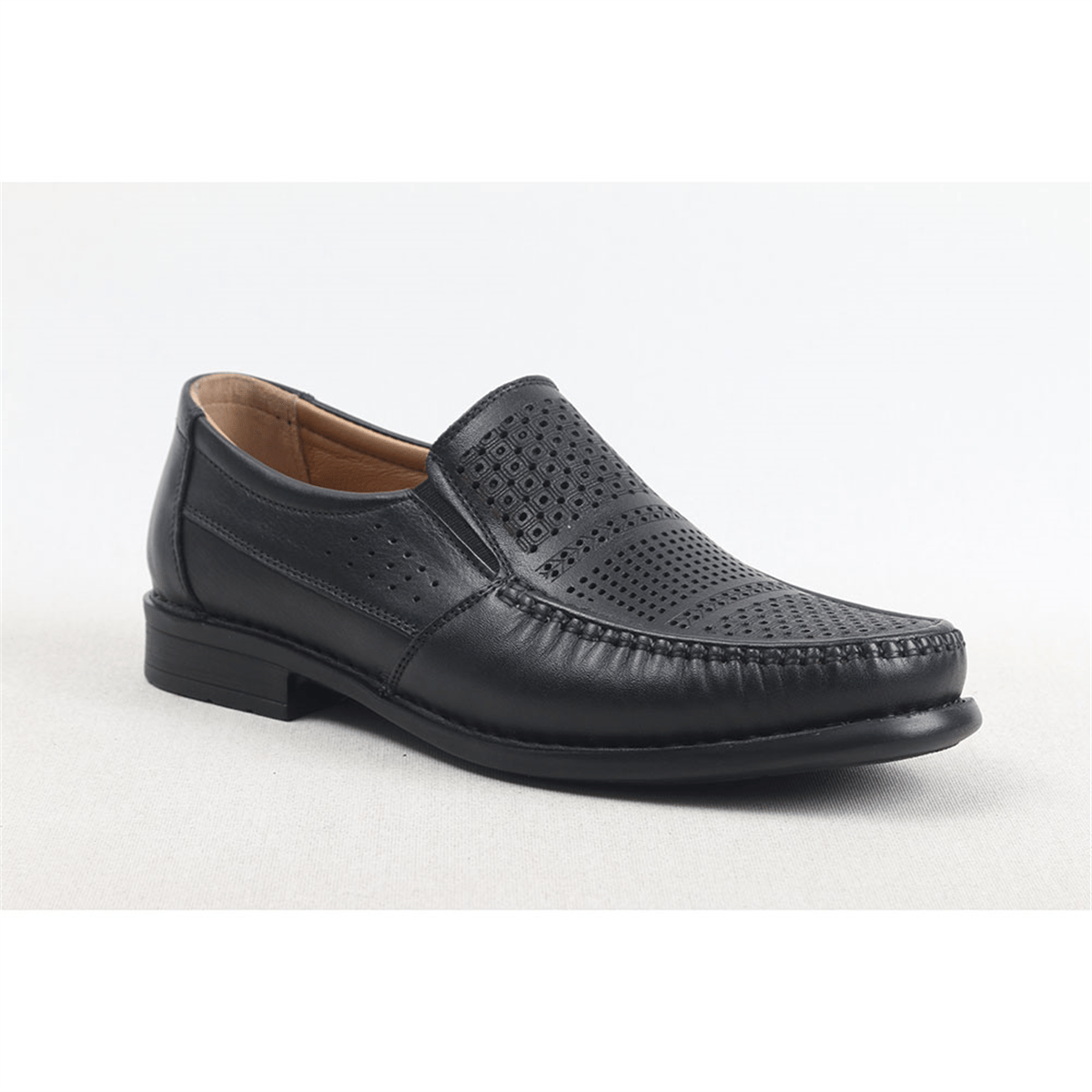 ULUS 060 DELİKLİ lzr 50 SİYAH COMFORT AYAKKABI---LAZER 50