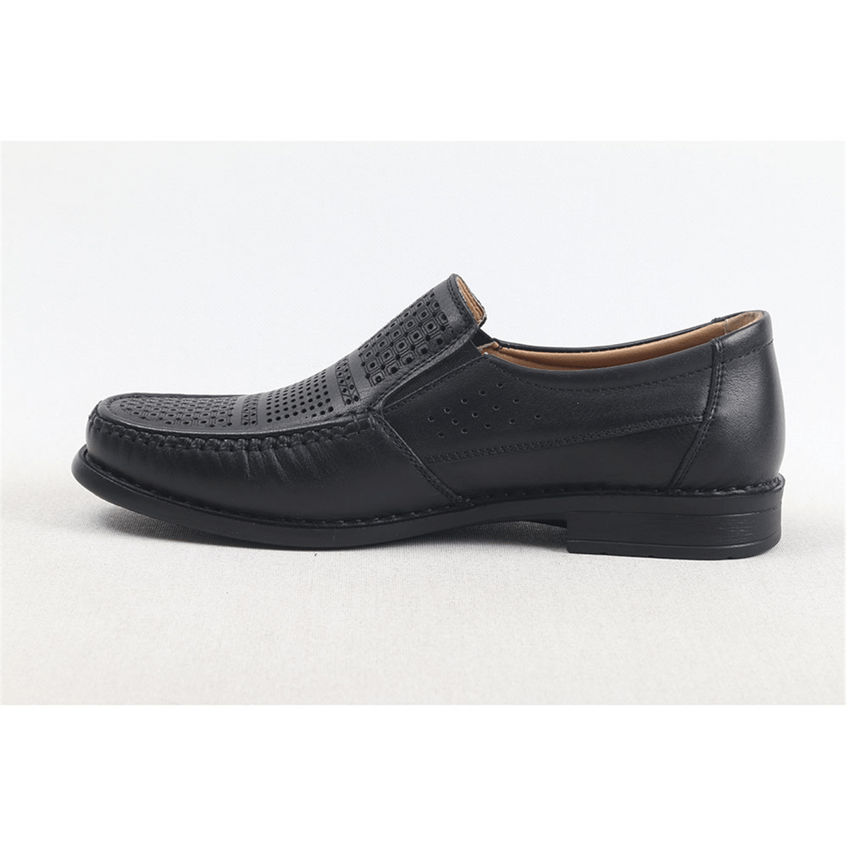 ULUS 060 DELİKLİ lzr 50 SİYAH COMFORT AYAKKABI---LAZER 50