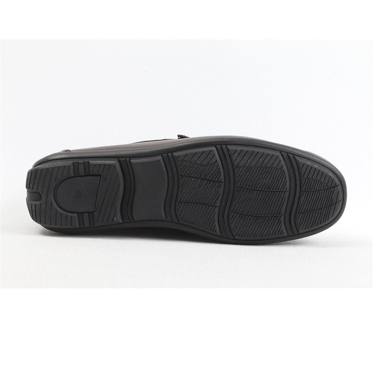 ULUS 077 KUŞAKLI KAHVE FLOTTER LOAFER AYAKKABI