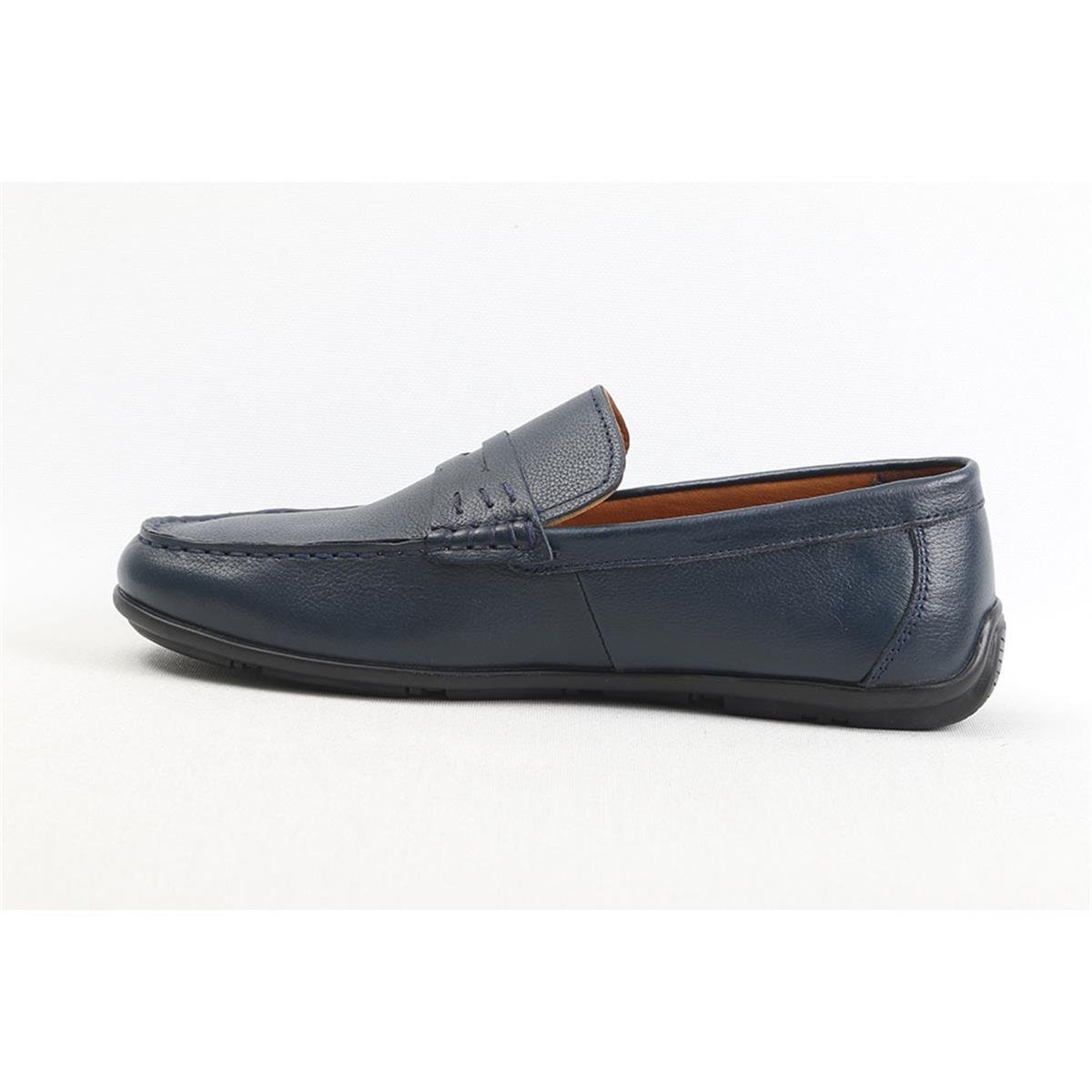 ULUS 077 KUŞAKLI LACİ FLOTTER LOAFER AYAKKABI