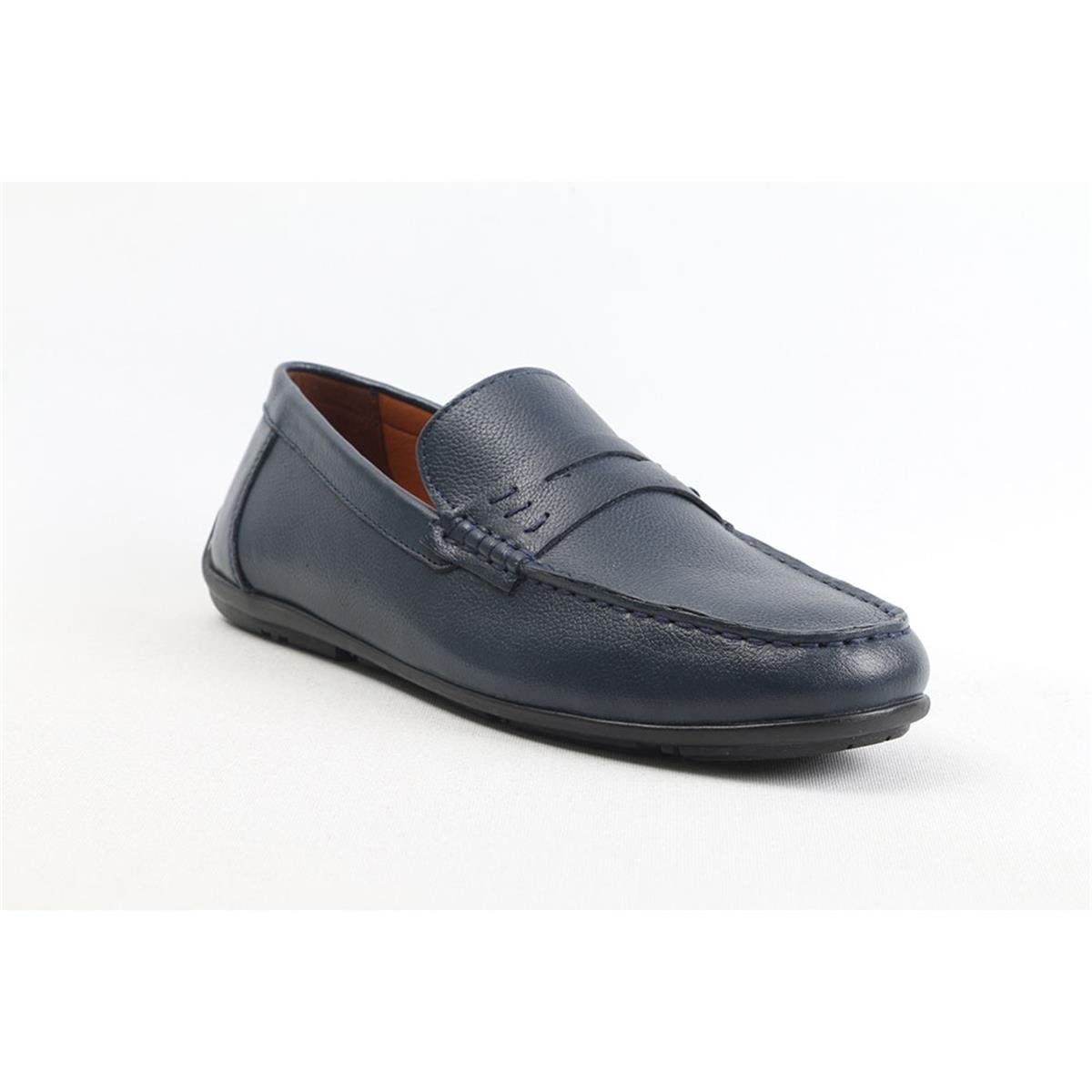 ULUS 077 KUŞAKLI LACİ FLOTTER LOAFER AYAKKABI