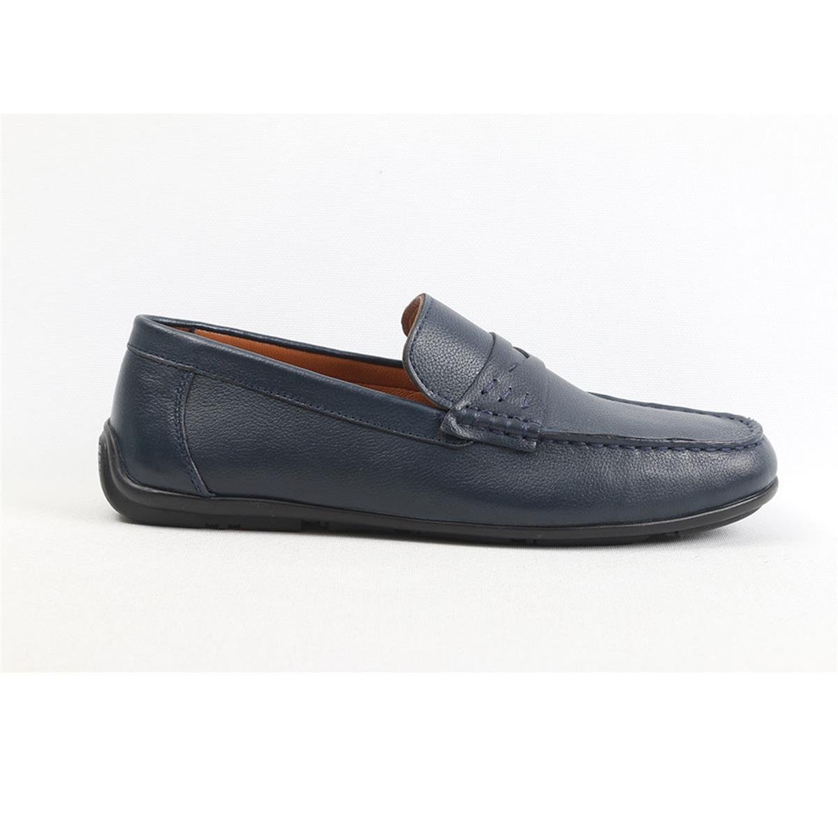 ULUS 077 KUŞAKLI LACİ FLOTTER LOAFER AYAKKABI