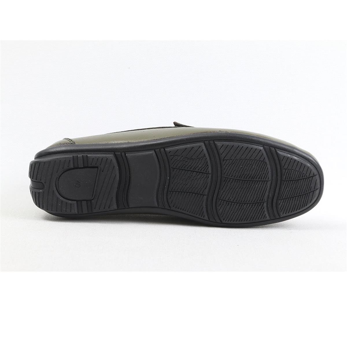 ULUS 077 KUŞAKLI YEŞİL FLOTTER LOAFER AYAKKABI