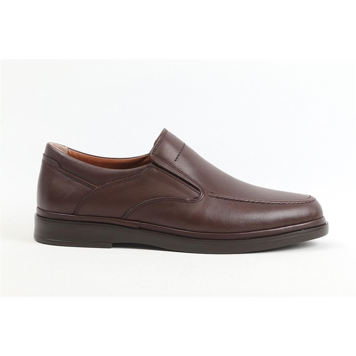 ULUS 095-2 KAHVE----lastikli Fitilli COMFORT AYAKKABI