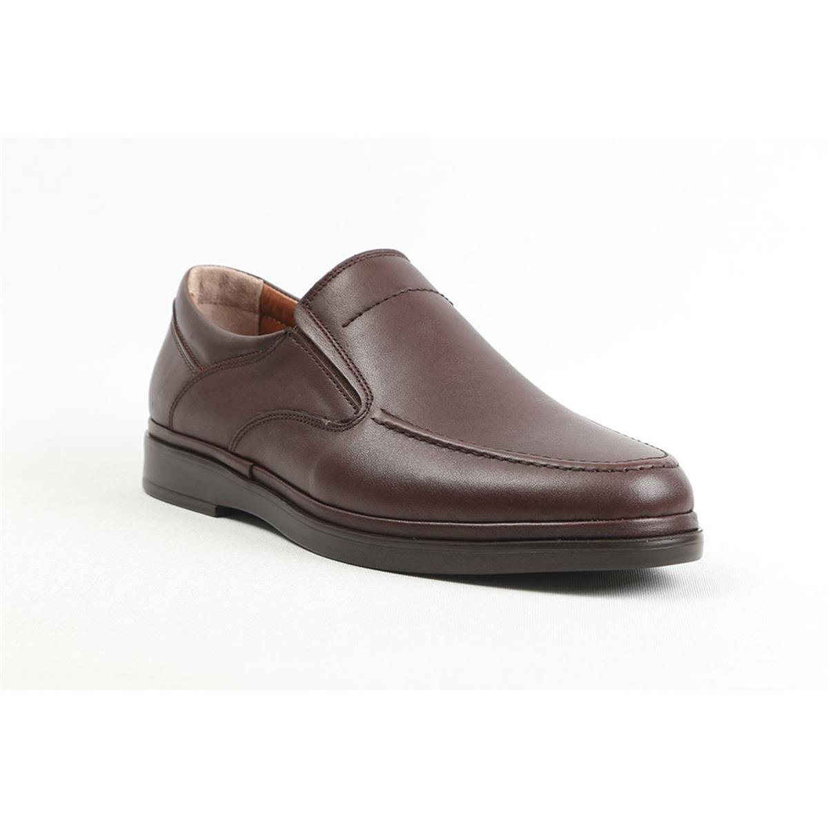 ULUS 095-2 KAHVE----lastikli Fitilli COMFORT AYAKKABI