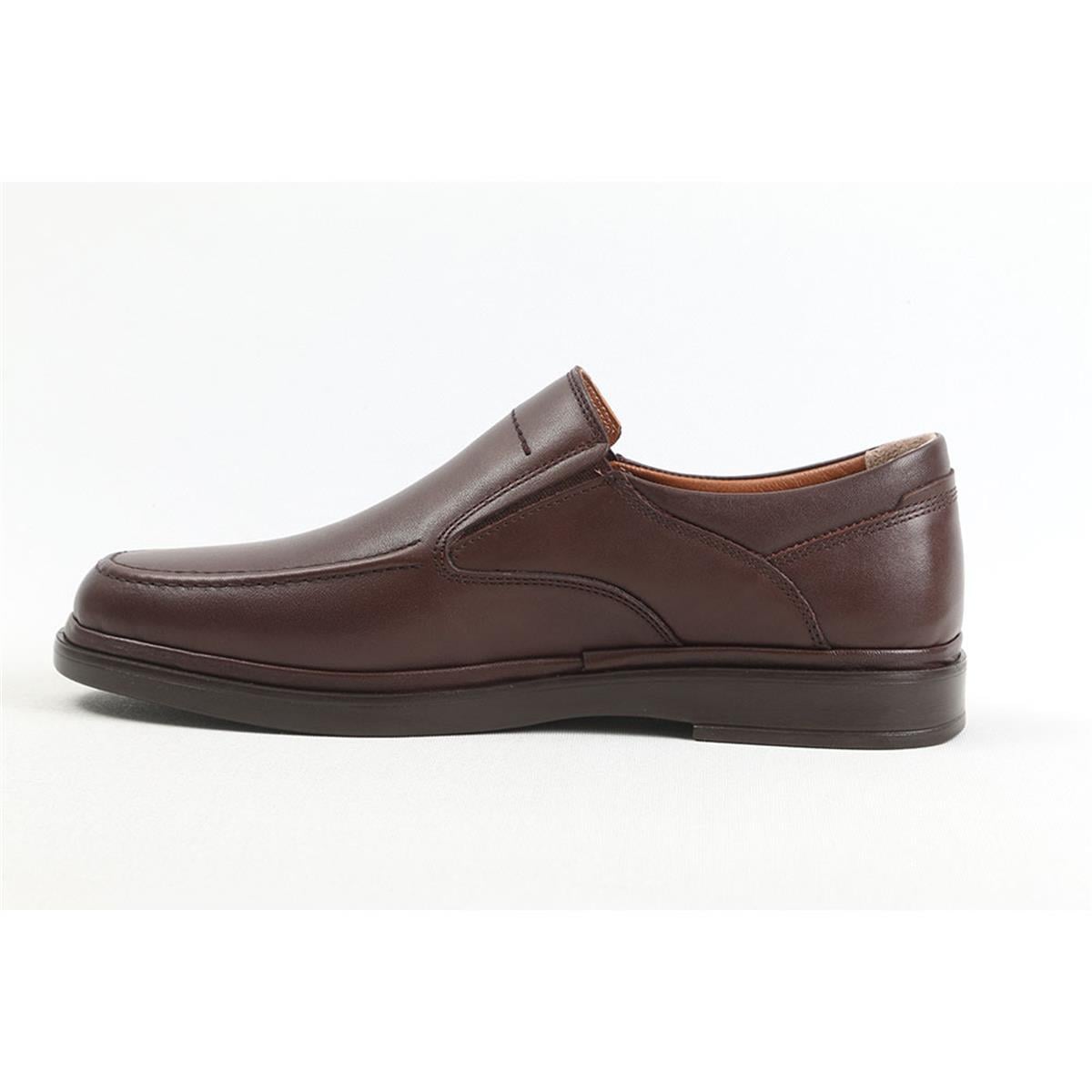ULUS 095-2 KAHVE----lastikli Fitilli COMFORT AYAKKABI