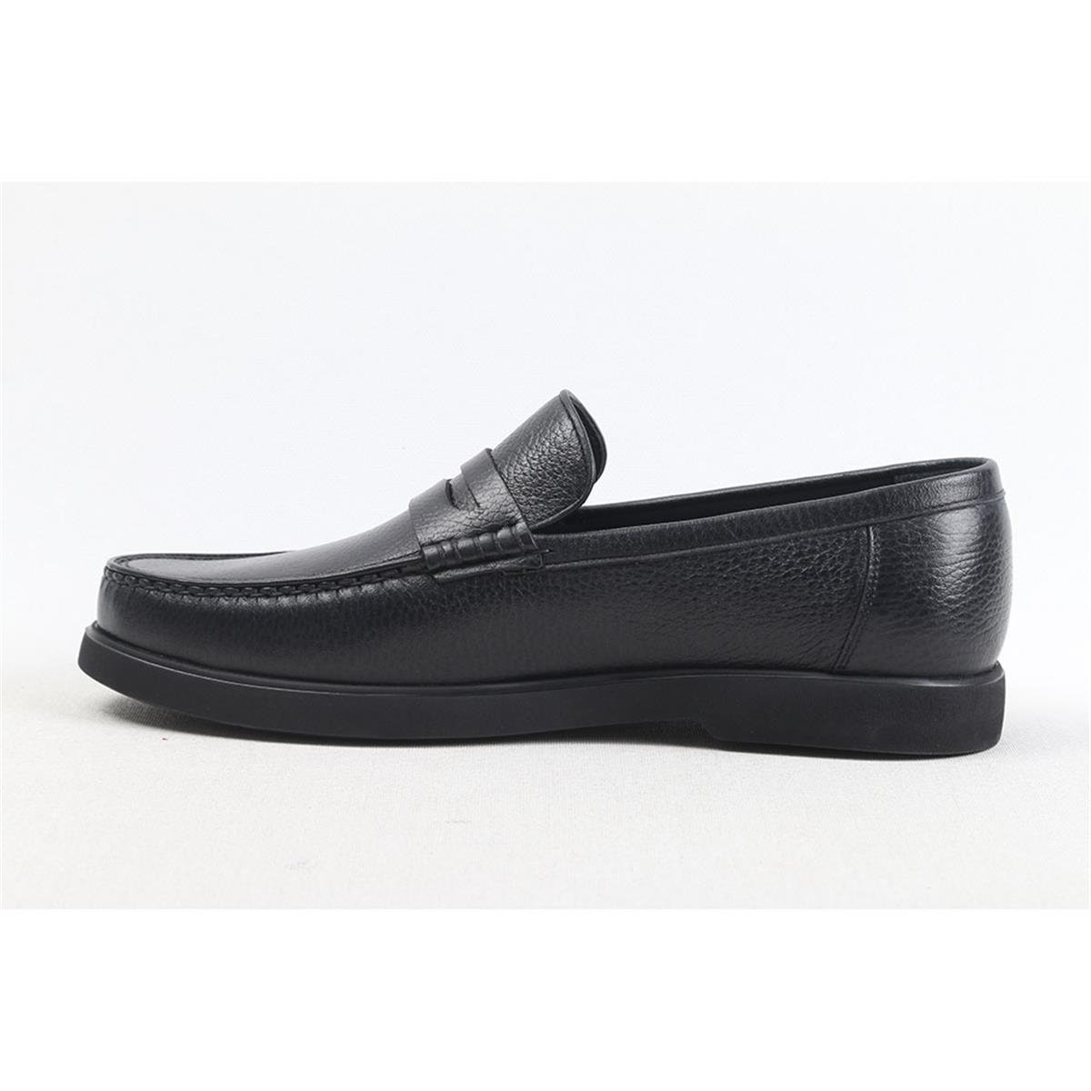 ULUS 1003 FİYONKLU SİYAH EVA LOAFER AYAKKABI