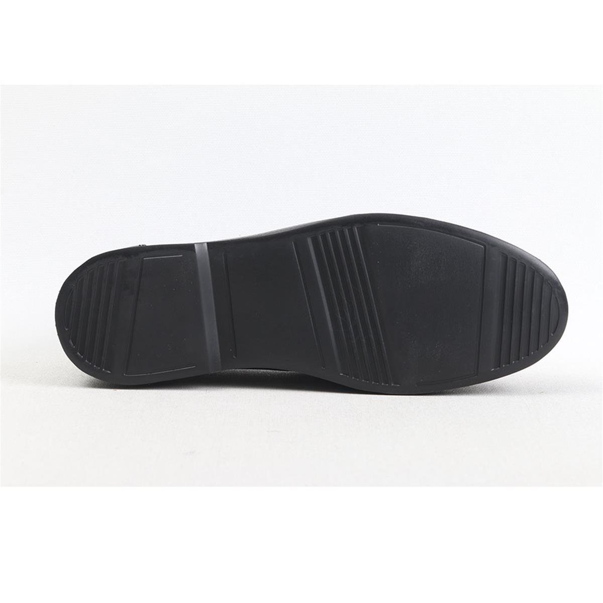 ULUS 1005 FİYONKLU CROCO SİYAH EVA LOAFER AYAKKABI