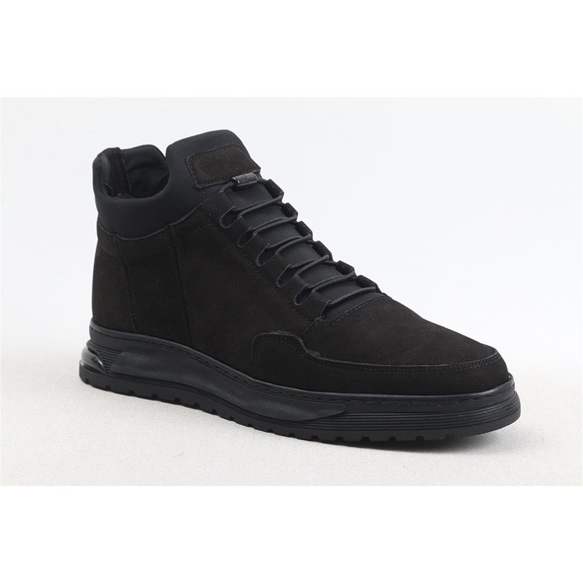 ULUS 1053-1 SİYAH NUBUK miflonlu CASUAL BOT