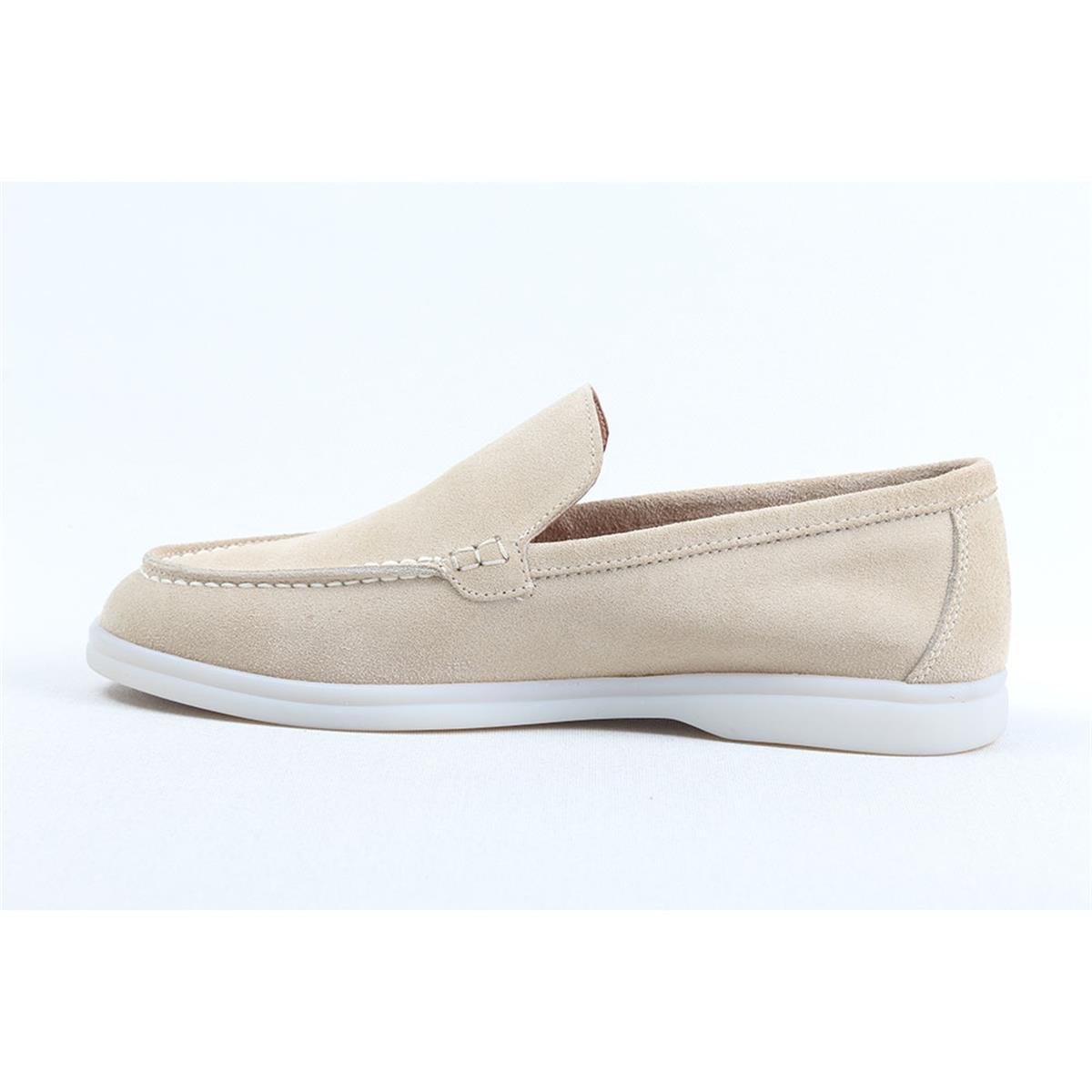 ULUS 108 LP BEJ SÜET LOAFER AYAKKABI