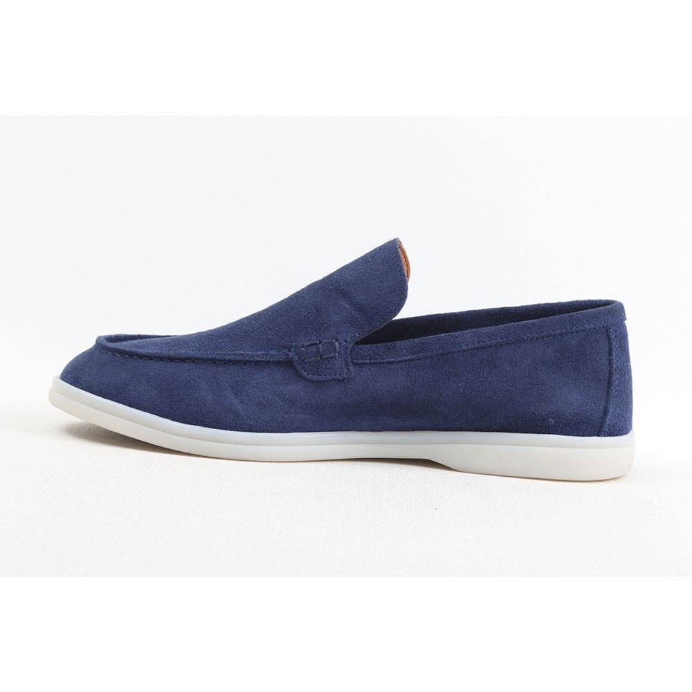 ULUS 108 LP OCEAN MAVİ SÜET LOAFER AYAKKABI----RENK 36