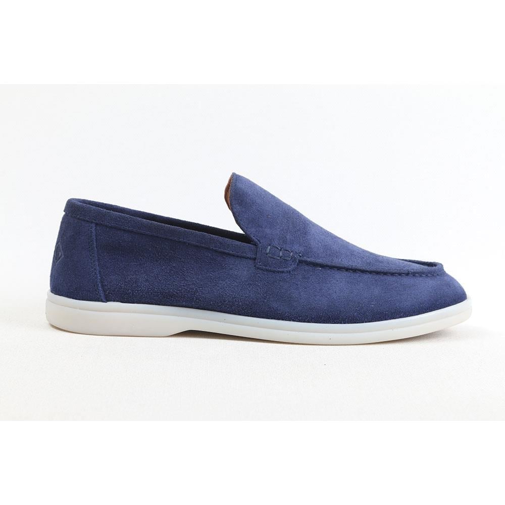 ULUS 108 LP OCEAN MAVİ SÜET LOAFER AYAKKABI----RENK 36