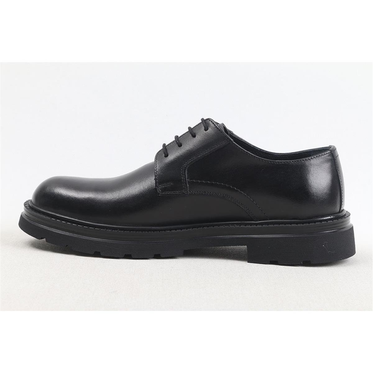 ULUS 1101-2 DÜZ SİYAH LOAFER AYAKKABI