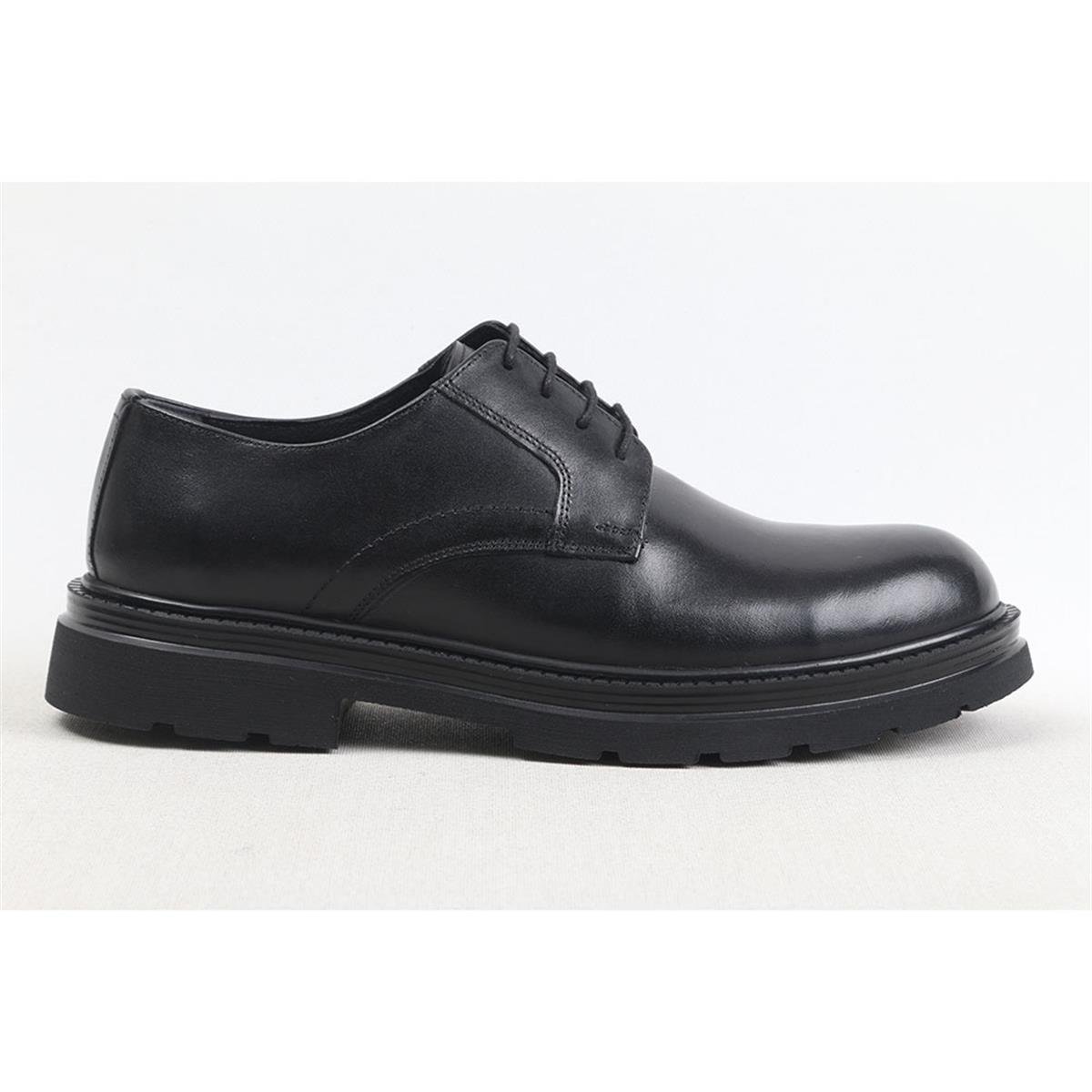 ULUS 1101-2 DÜZ SİYAH LOAFER AYAKKABI