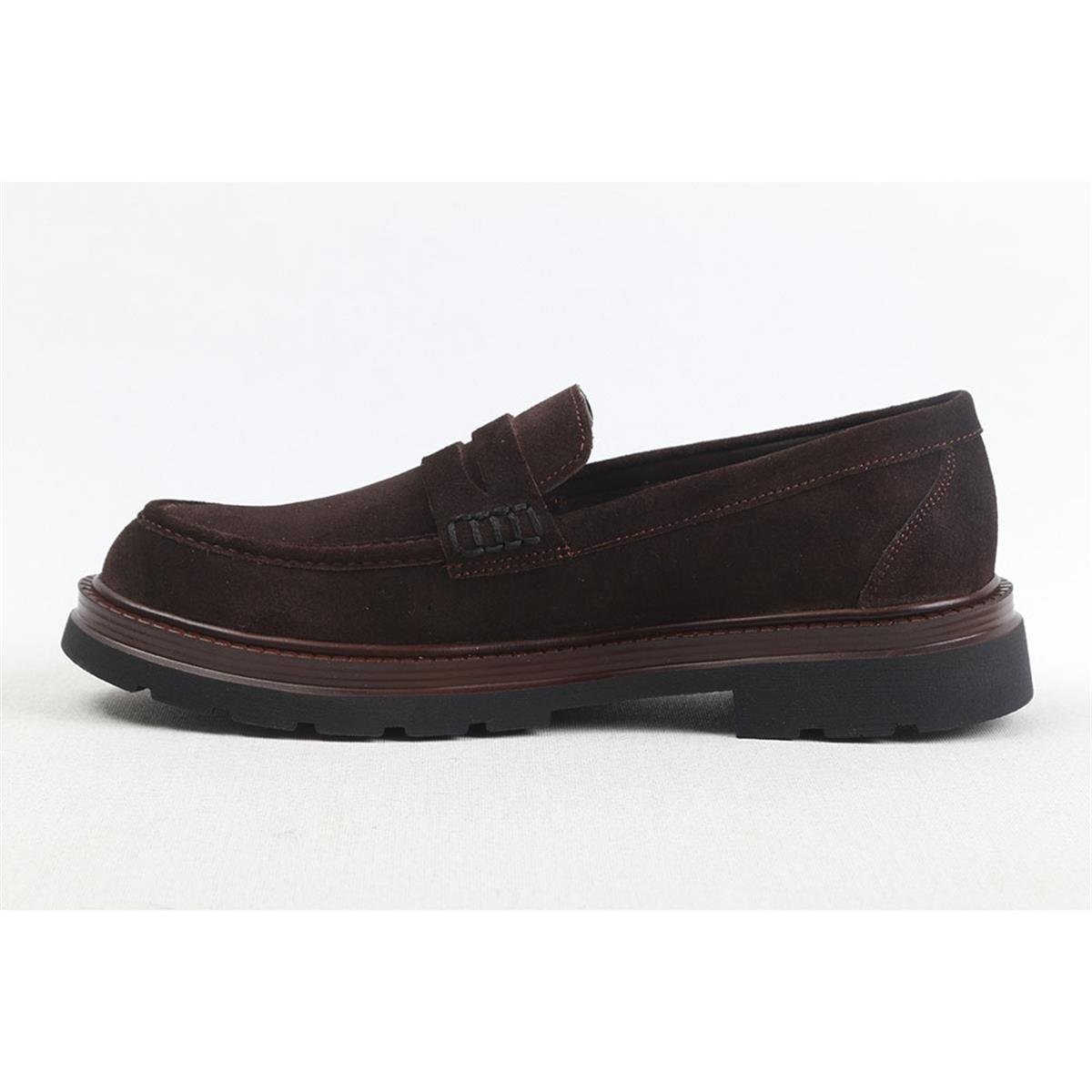 ULUS 1110-2 LOAFER FİYONKLU KAHVE SÜET CASUAL AYAKKABI