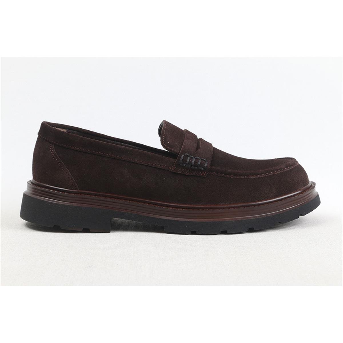 ULUS 1110-2 LOAFER FİYONKLU KAHVE SÜET CASUAL AYAKKABI