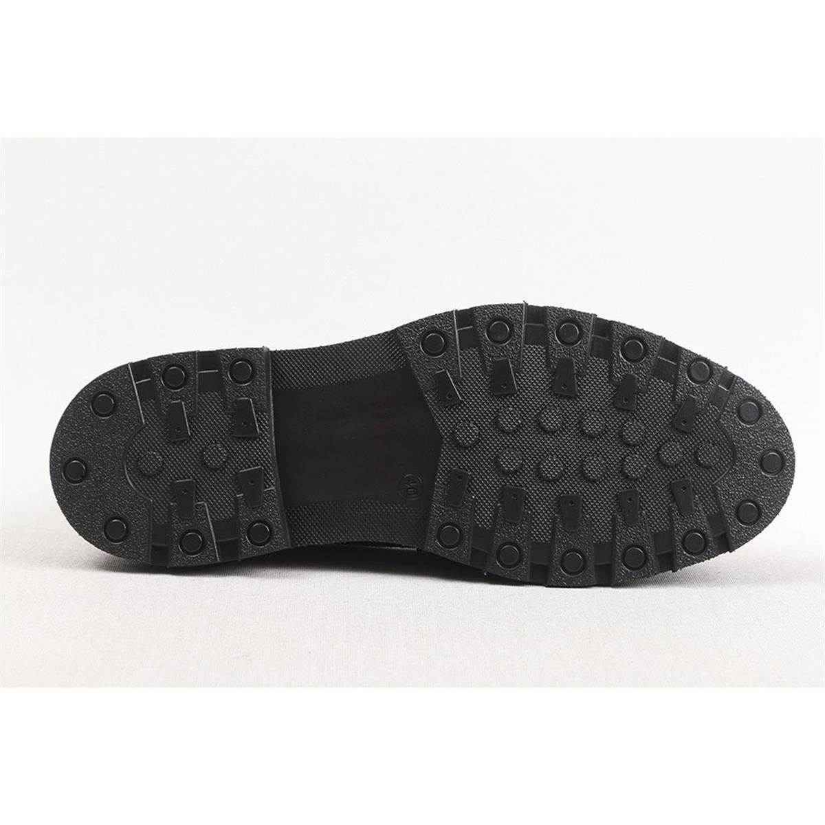 ULUS 1110-2 LOAFER FİYONKLU SİYAH ANTİK CASUAL AYAKKABI