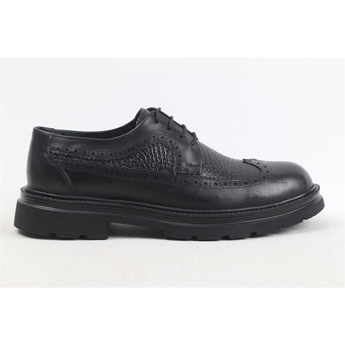 ULUS 1116-2 OXFORD SİYAH  LOAFER AYAKKABI