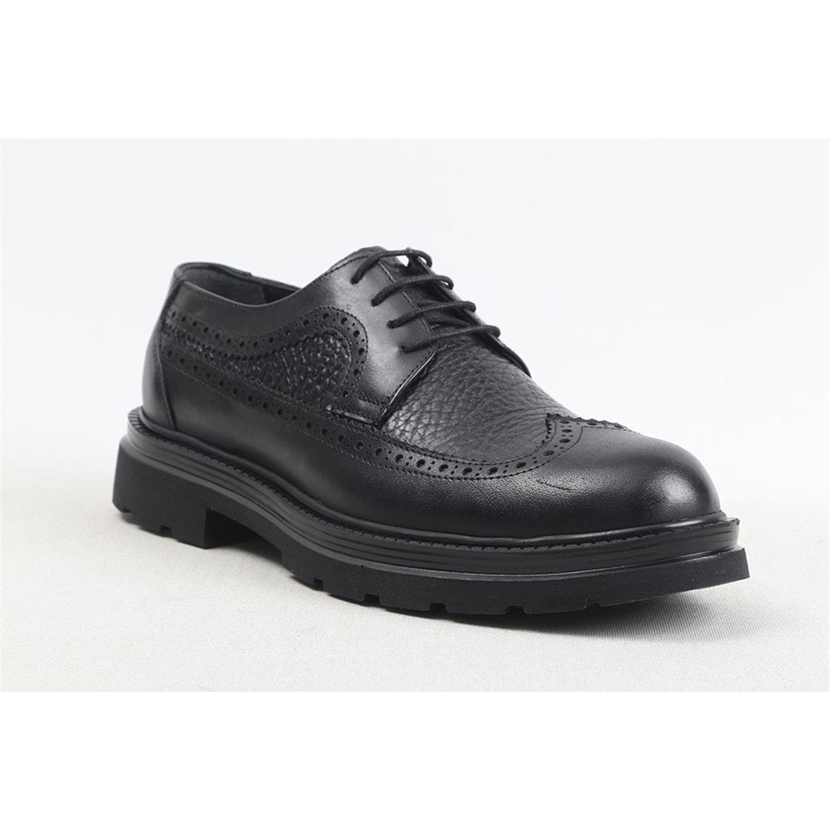 ULUS 1116-2 OXFORD SİYAH  LOAFER AYAKKABI