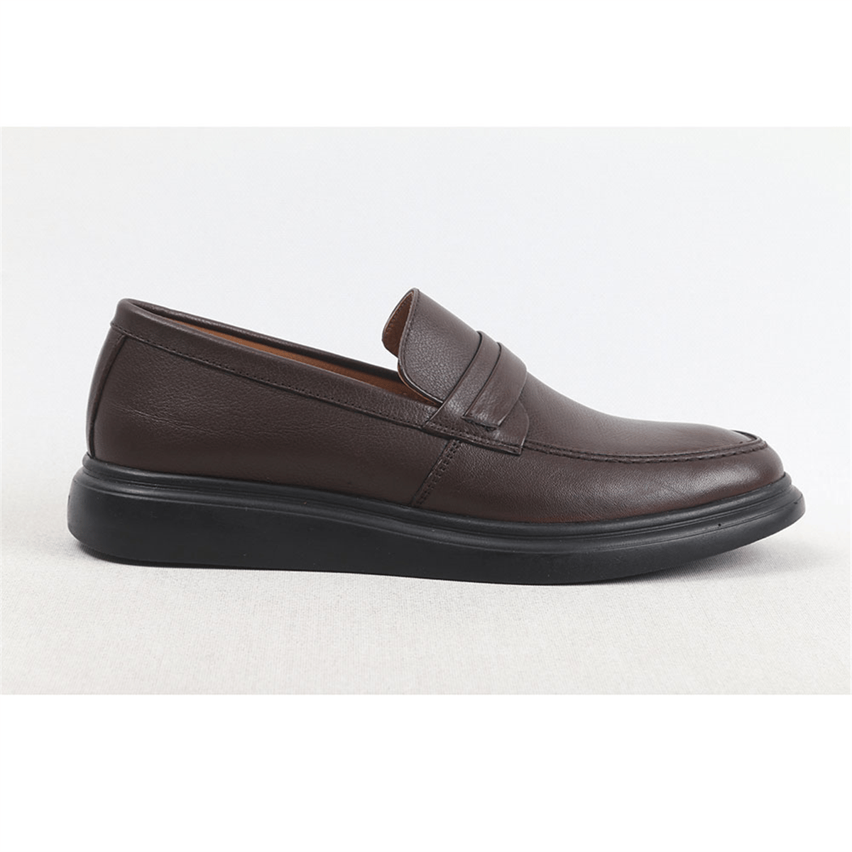 ULUS 1815 KAHVE KUŞAKLI OLUKLU TABAN COMFORT AYAKKABI