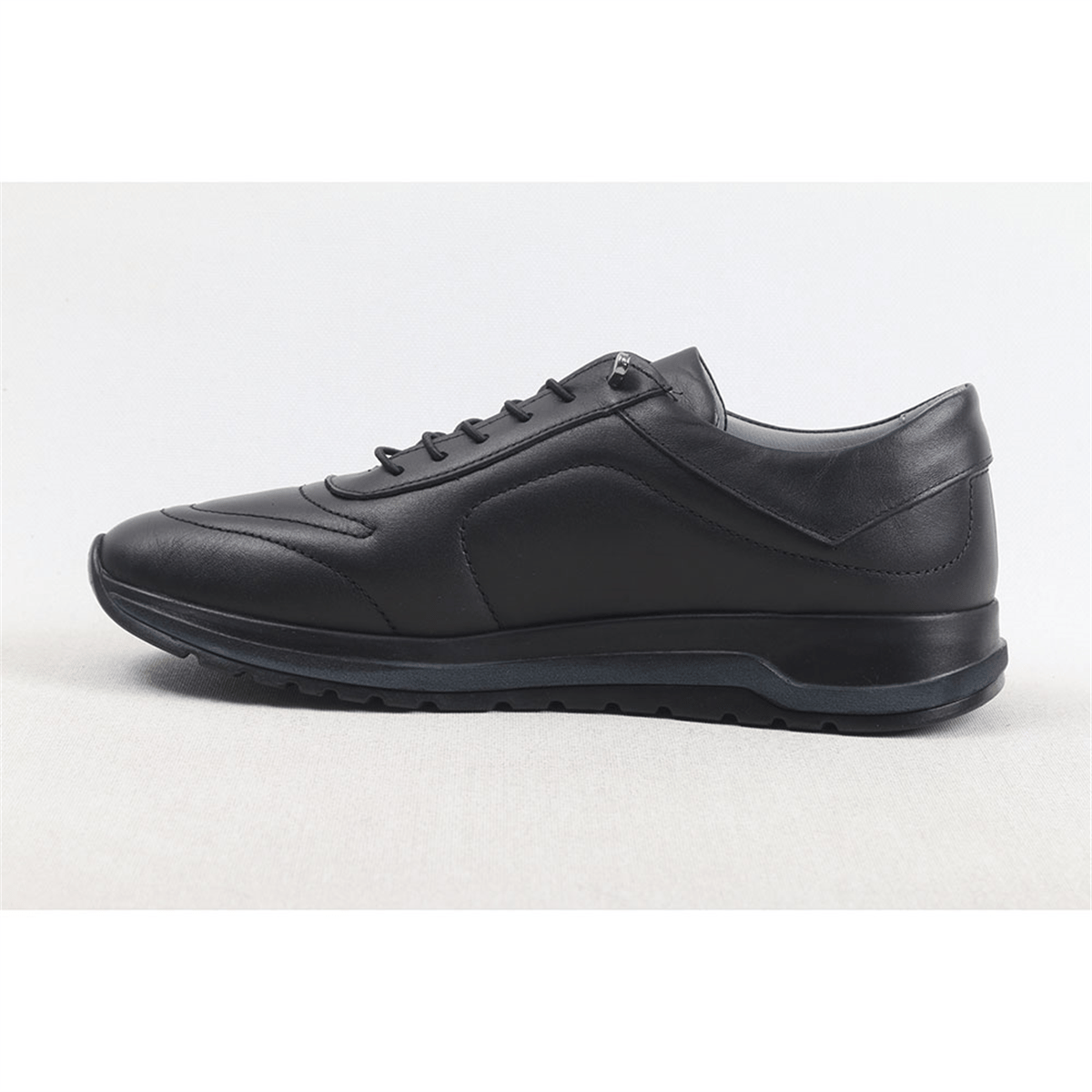 ULUS 2011 SİYAH SİLİKON BASKILI SNEAKER SPOR AYAKKABI