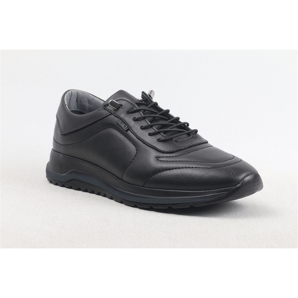 ULUS 2011 SİYAH SİLİKON BASKILI SNEAKER SPOR AYAKKABI