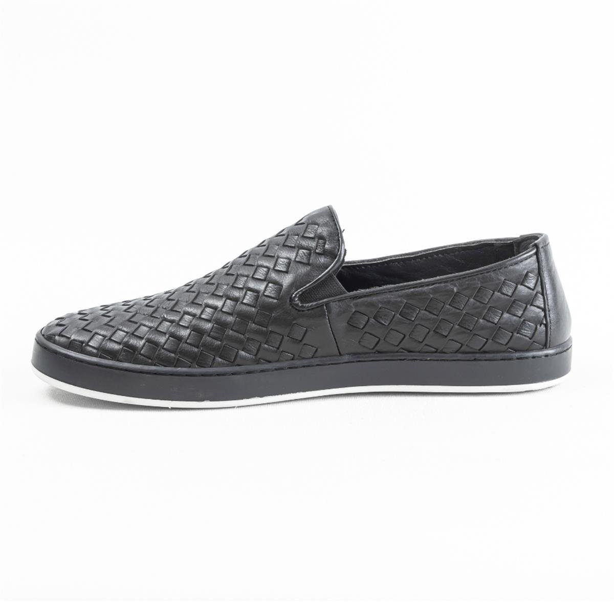 Ulus 2130 Örgülü Siyah Casual Ayakkabı